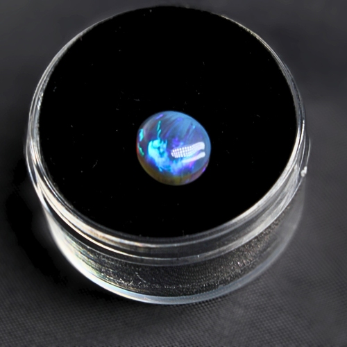LRCOSPO-102 PIC3 Lightning Ridge Crystal Opal 1.30 ct – with Vibrant Green & Blue colours Australian gemstone