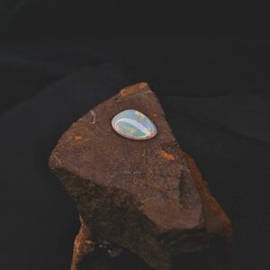 Dazzling Lightning Ridge Solid White Opal 3.25 ct