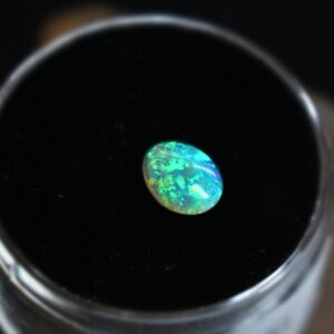 Bright Lightning Ridge Crystal Opal 0.55 ct