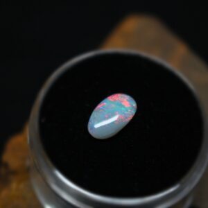 Spectacular Lightning Ridge Dark Opal 0.81 Ct