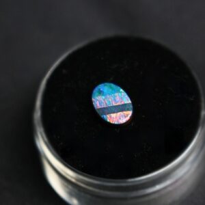 Attractive Lightning Ridge Opal Doublet 0.19 g