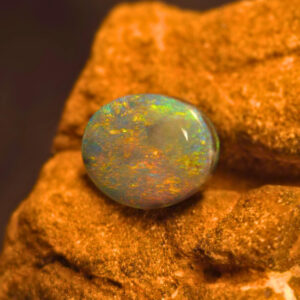 The "Celeste Obscura" Lightning Ridge Dark Opal 3.05 Ct