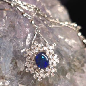The "Asteria’s Secret" Lightning Ridge Black Opal 1.00 Ct 925 Silver Necklace