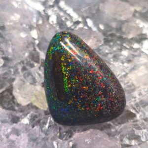 “Wanderer’s Prism” High-grade Treated Andamooka Matrix Double-sided Opal 24.20 Ct