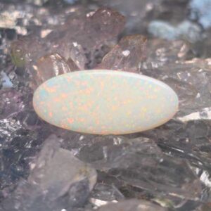 "Dolly Glow" Coober Pedy White Opal 2.20ct