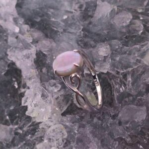 Minara Calethe Mintabie Dark Opal 1.50ct in S925 Silver Adjustable Ring Size US 8.75