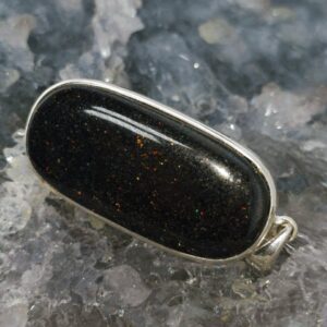 Kaleido Starfire Andamooka Fairy Matrix Opal 80.00ct S925 Silver Custom-made Pendant