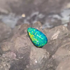 Velourian Flame Lightning Ridge Doublet Opal 0.24g