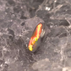 Oravynne Lightning Ridge Natural Black Opal 0.90 ct