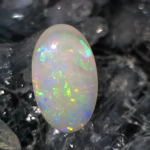 'Lume Kai' Coober Pedy Solid Natural White Opal Shell Fossil 4.60 ct.