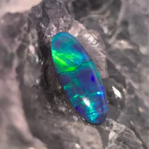 'Oveil Verdantine' Lightning Ridge Natural Black Opal 2.70 ct