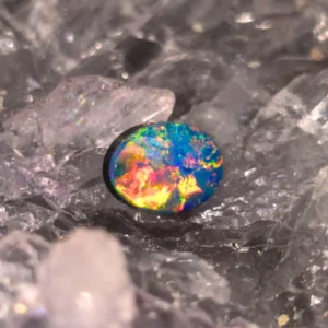 'Caelion Mystic' Lightning Ridge Doublet Opal 0.3 G